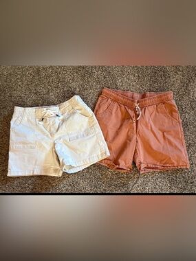 2-pair of girls shorts size 10/12